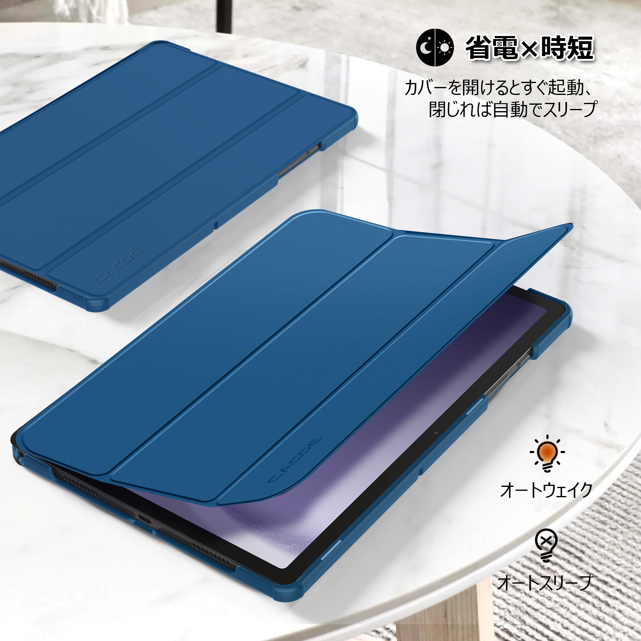 Amazon.co.jp: [Galaxy Tab A9+ ケース ガラスフィルム セット]CACOE